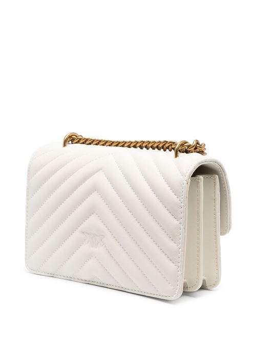 Borsa Mini Love One Chevron bianco PINKO | 100074 A0GKZ14Q